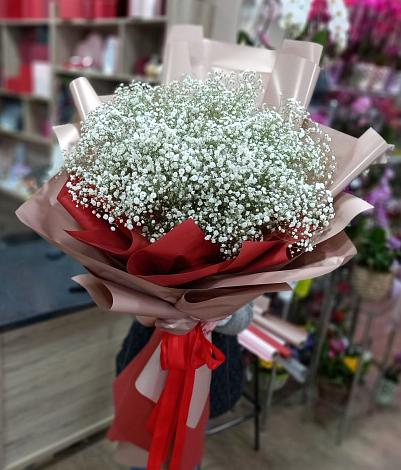 Букет цветов из: Гипсофила в Новую