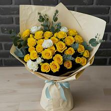 Букет цветов из:  Розы в Новую