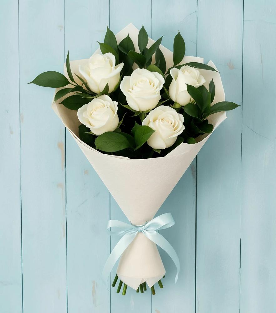 Букет цветов из: Розы в Новую