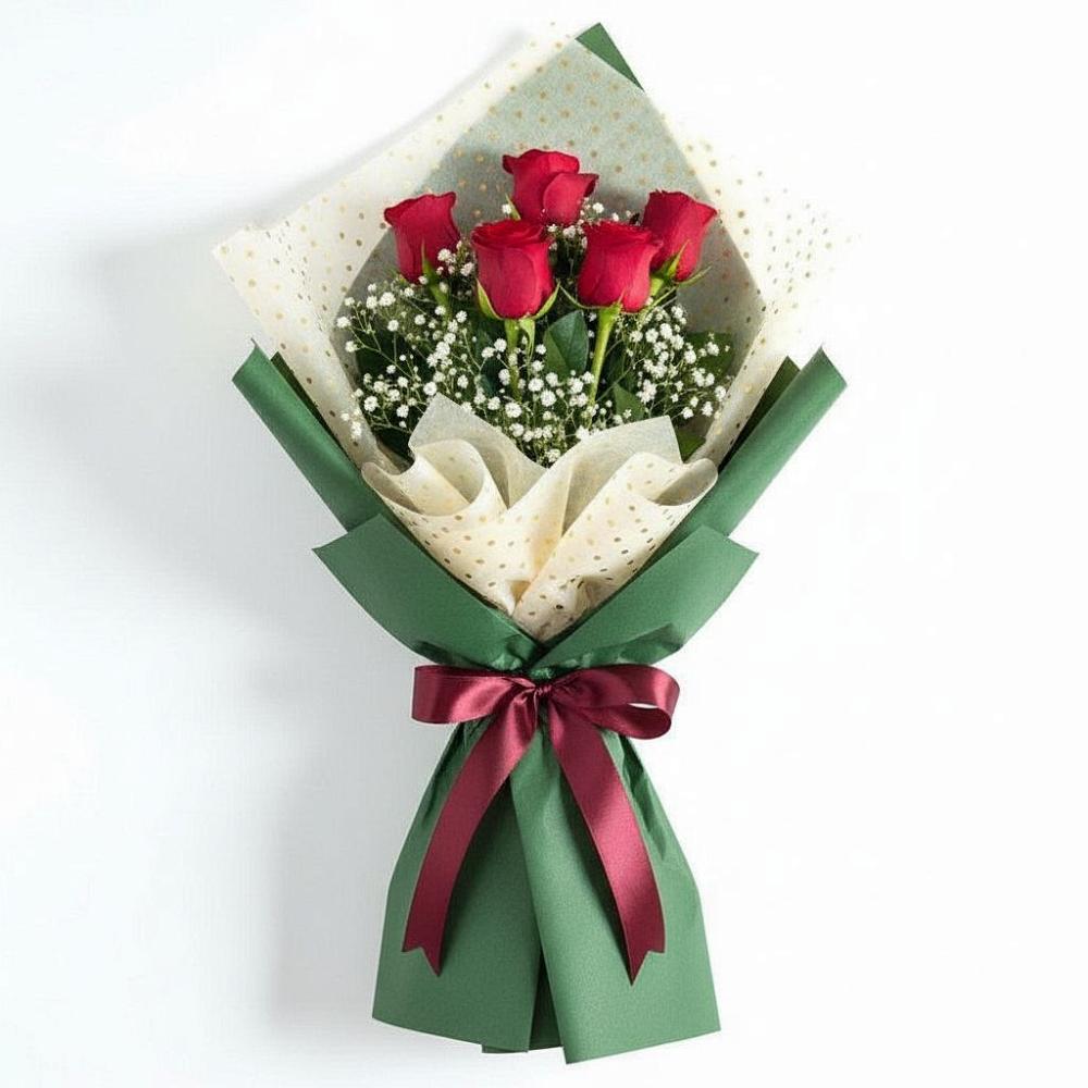 Букет цветов из: Розы в Новую