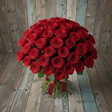Букет 55 Красных роз Фридом #REPLACE_PRED# Новую