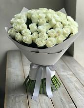 Букет 35 Белых роз в Новую