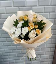 Букет цветов из:  Розы и Хризантемы #REPLACE_PRED# Новую