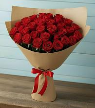 Букет Красные розы Милано в Новую