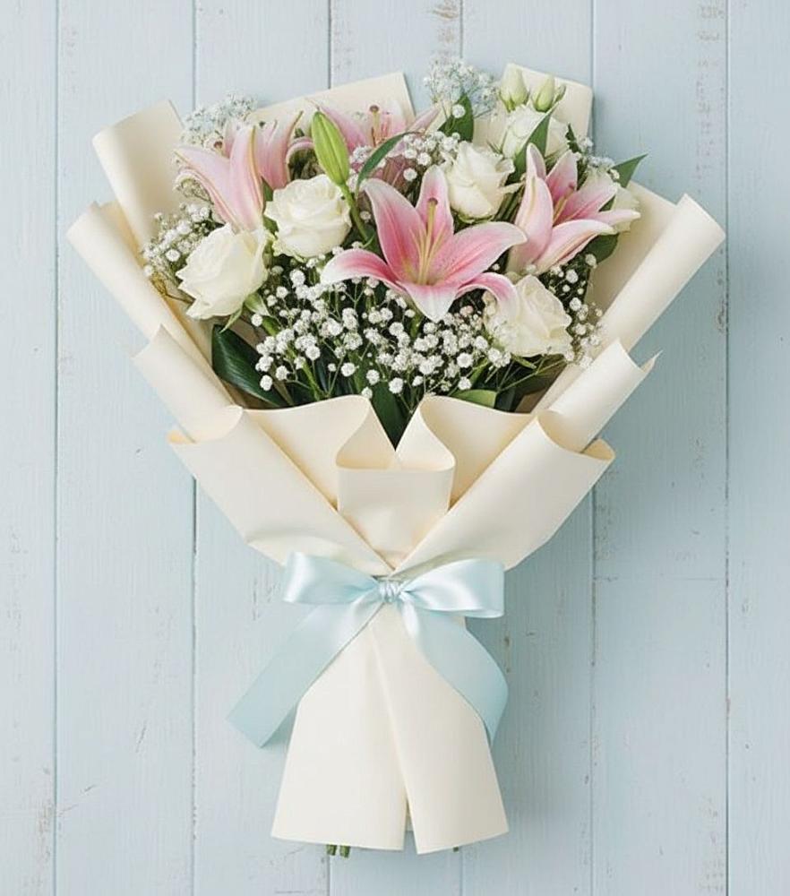 Букет цветов из: Лилии в Новую