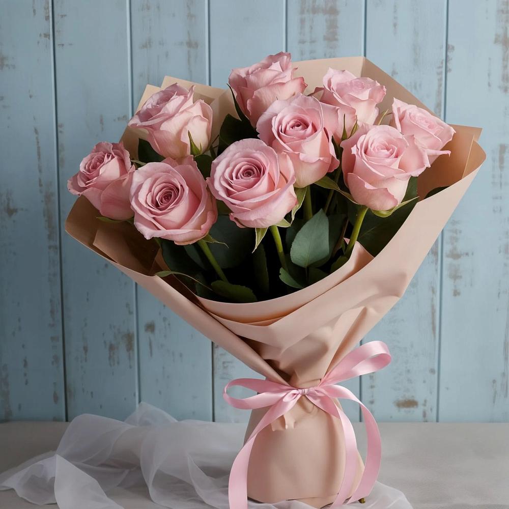 Букет цветов из: Розы в Новую