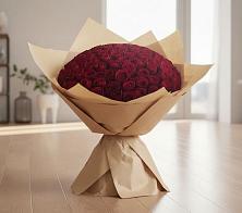 Букет 101 Красная роза в Новую