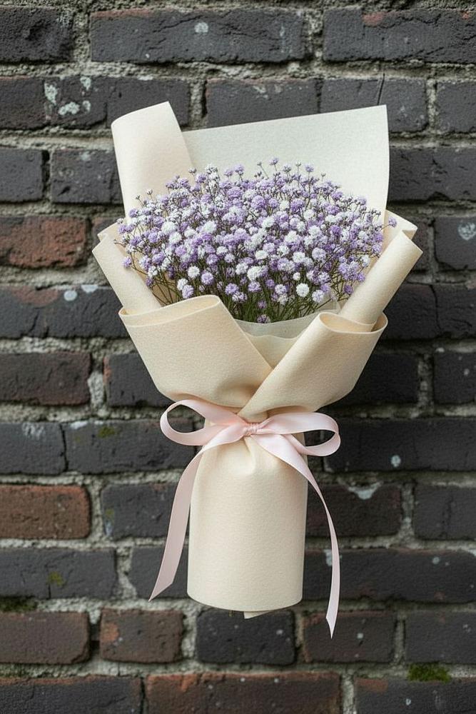 Букет цветов из: Гипсофила в Новую