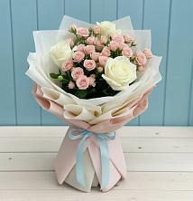 Букет цветов из:  Розы в Новую