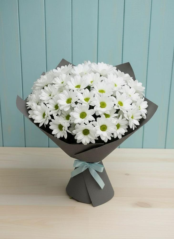 Букет цветов из: Хризантемы в Новую