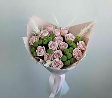 Букет цветов из:  Розы и Хризантемы в Новую