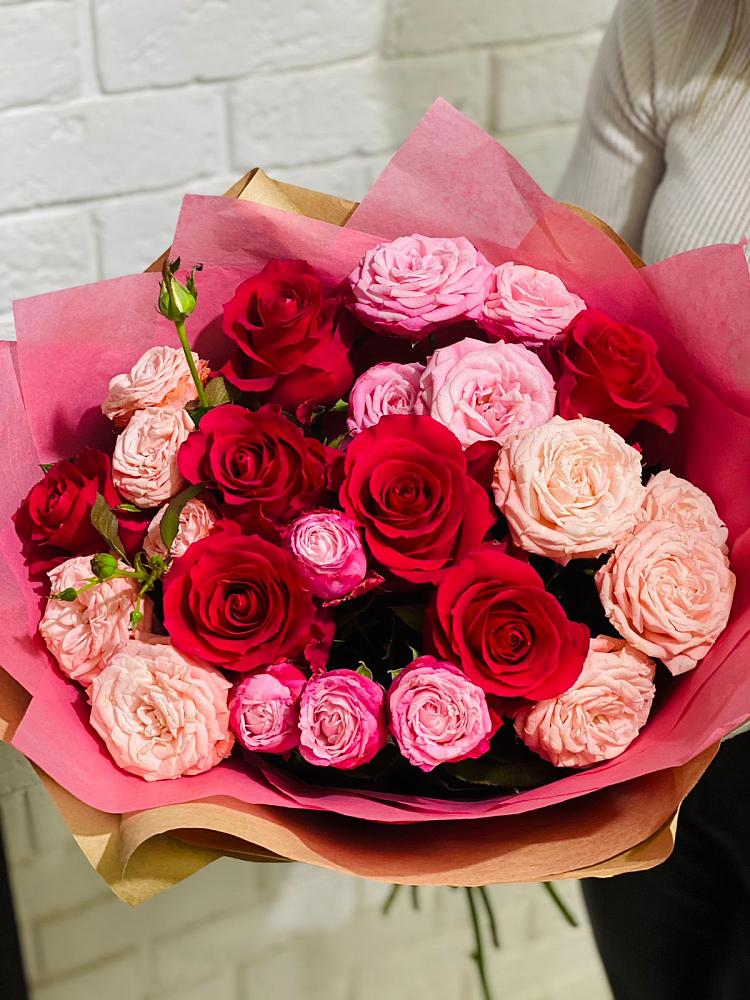 Букет цветов из: Розы в Новую