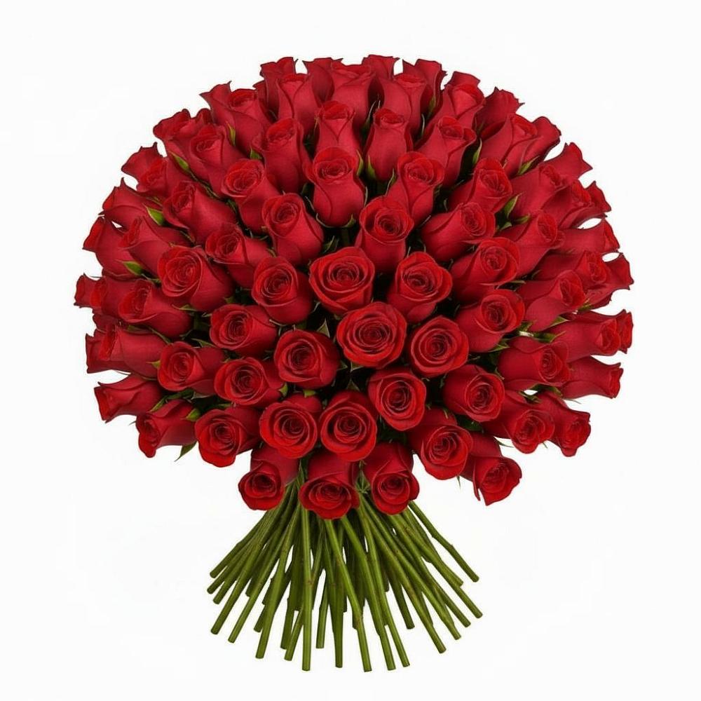 Букет Красные розы Чери Лав в Новую