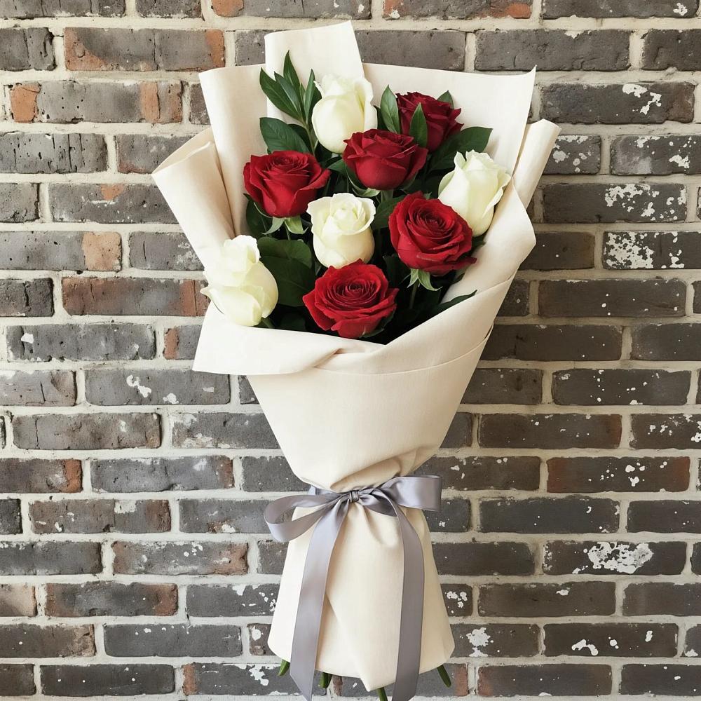 Букет цветов из: Розы в Новую