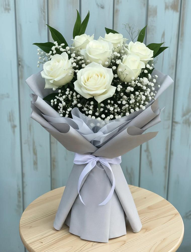 Букет цветов из: Розы в Новую