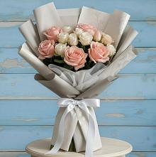 Букет цветов из:  Розы #REPLACE_PRED# Новую