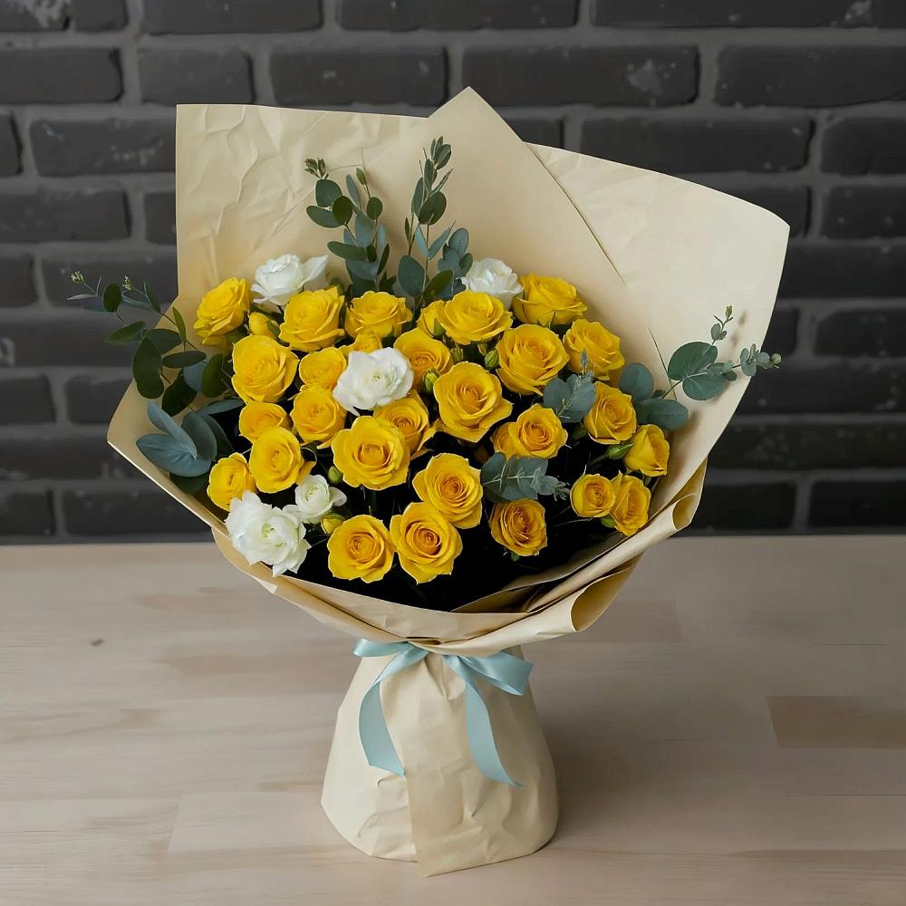 Букет цветов из: Розы в Новую