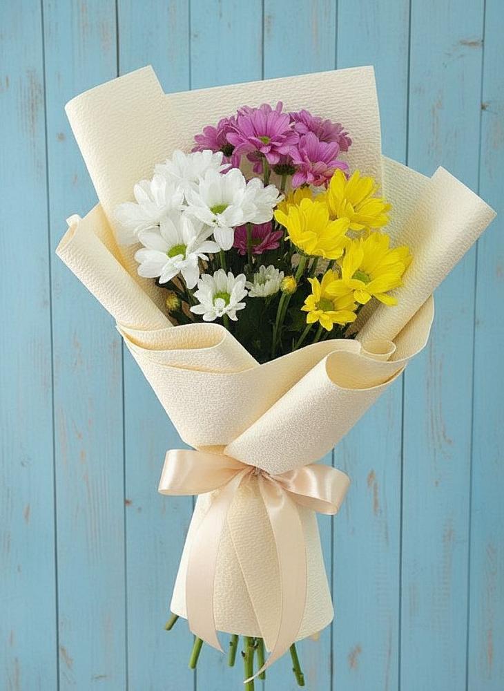 Букет цветов из: Хризантемы в Новую