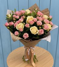Букет цветов из:  Розы в Новую