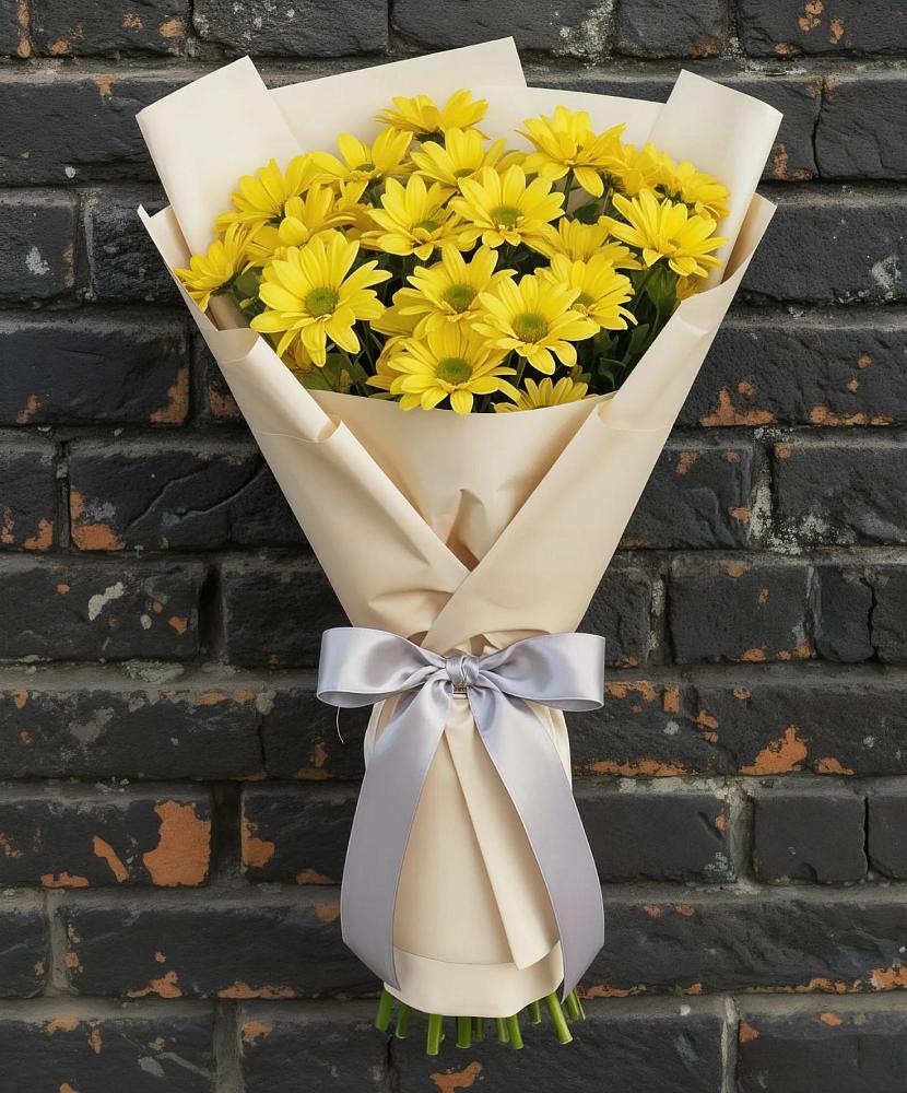 Букет цветов из: Хризантемы в Новую