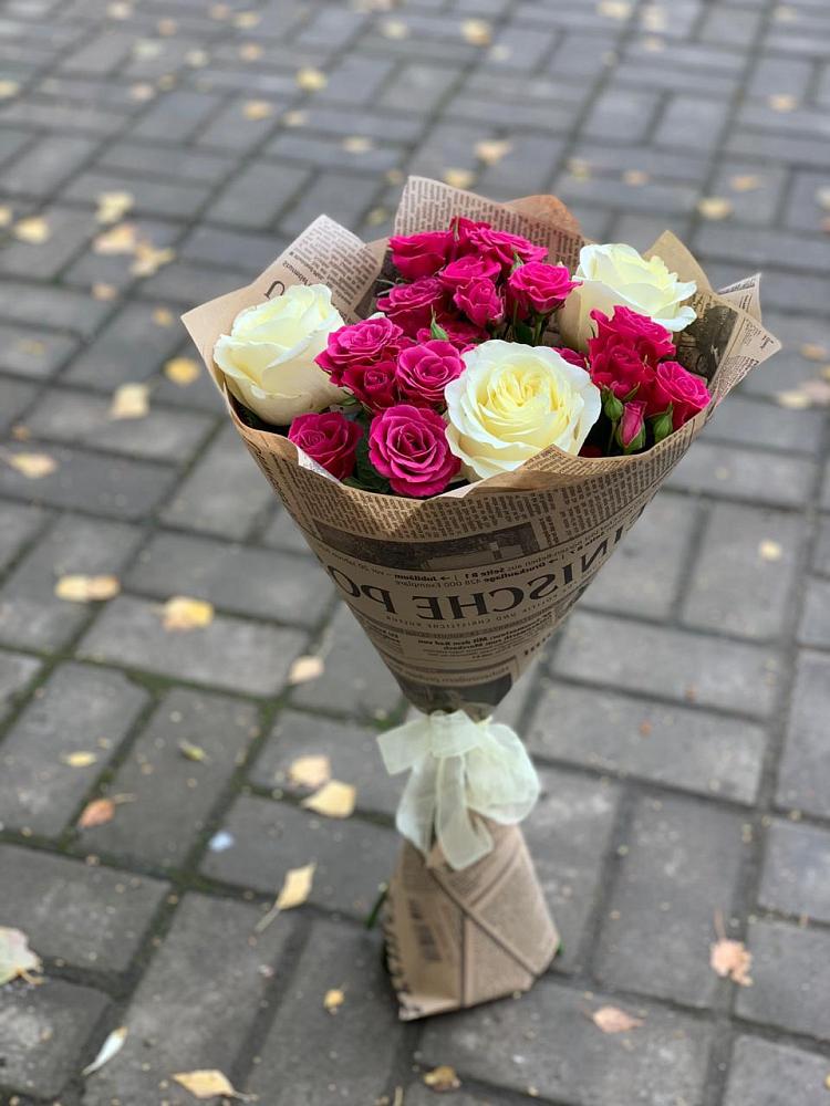 Букет цветов из: Розы в Новую