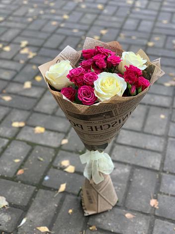 Букет цветов из: Розы в Новую