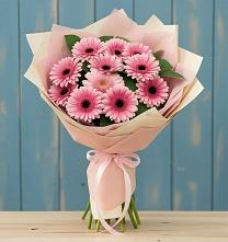 Букет цветов из:  Герберы в Новую