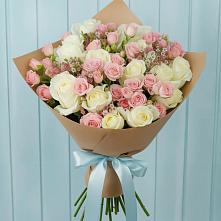 Букет цветов из:  Розы в Новую