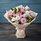 Букет цветов из: Хризантемы, Альстромерии и Розы в Новую